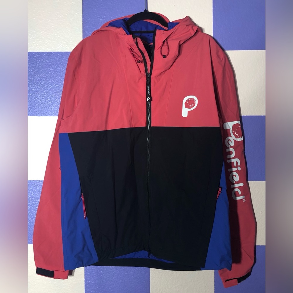 NWT Penfield Fallon Zip-Up Waterproof Jacket in Raspberry